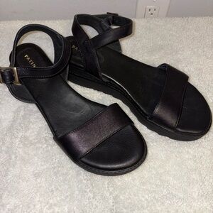 Patina Black Sandals